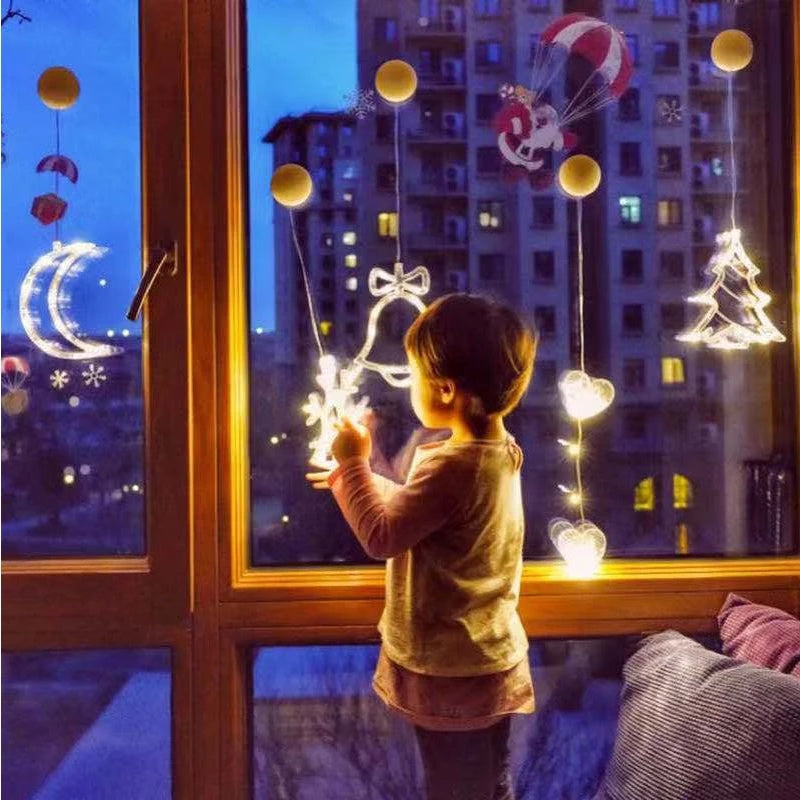 Star curtain fairy lights