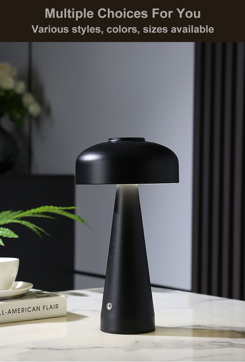 Mushroom bedside lamp