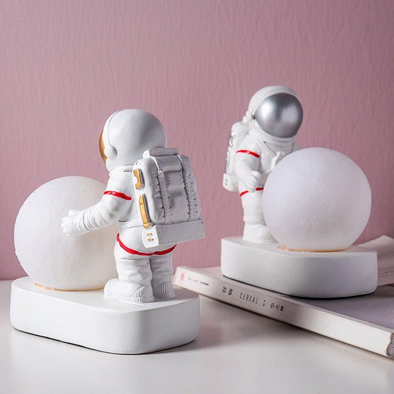 Astronaut night light glowing