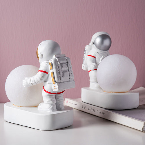 Astronaut night light glowing