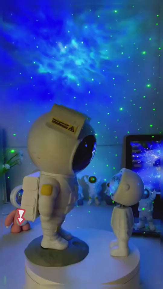 Astronaut Galaxy Projector — Starry Sky & Nebula Night Light
